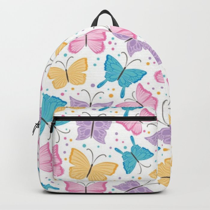 Colorful Butterflies Backpack by mpsdesigns Society6