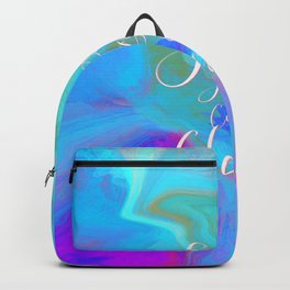 Sweet Sassy Cute & Classy Backpack | Digital, Quote, Girlie, Digitalart, Summer, Moderncalligraphy, Rainbow, Painting, Calligraphy, Sweet 