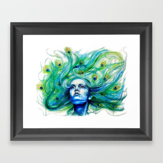 Metamorphosis-peacock Framed Art Print