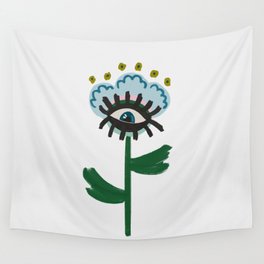 all-seeing eye | blue Wall Tapestry