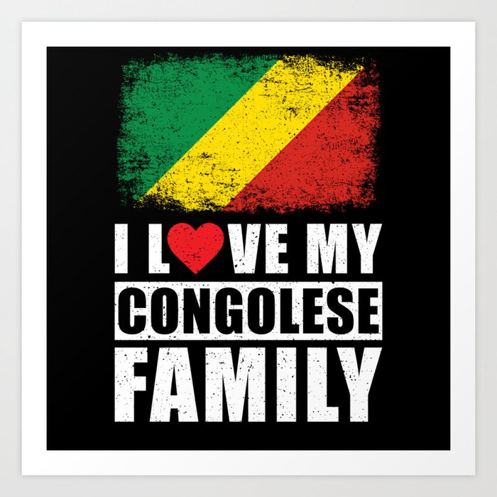Congolese Family Art Print