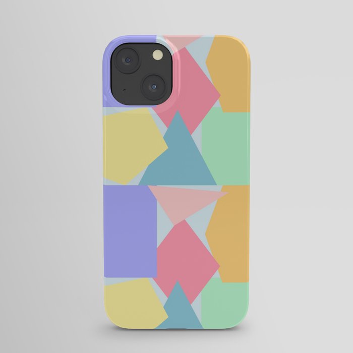Pastel Shapes 1 iPhone Case