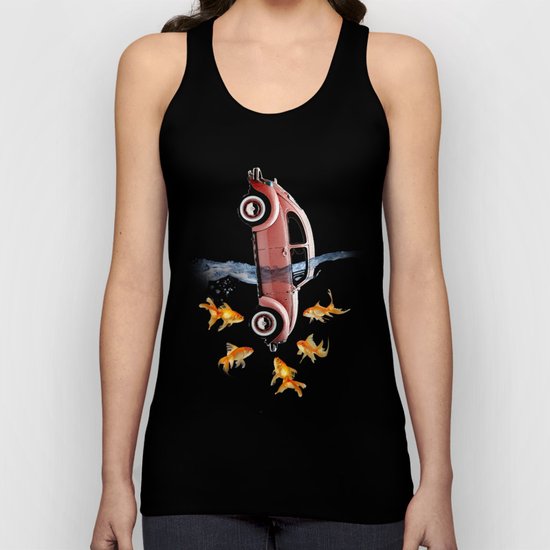 Bug and goldfish Unisex Tank Top