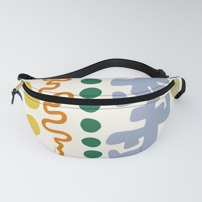 Abstract vintage colorful pattern collection 3 Fanny Pack