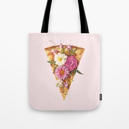 FLORAL PIZZA Tote Bag