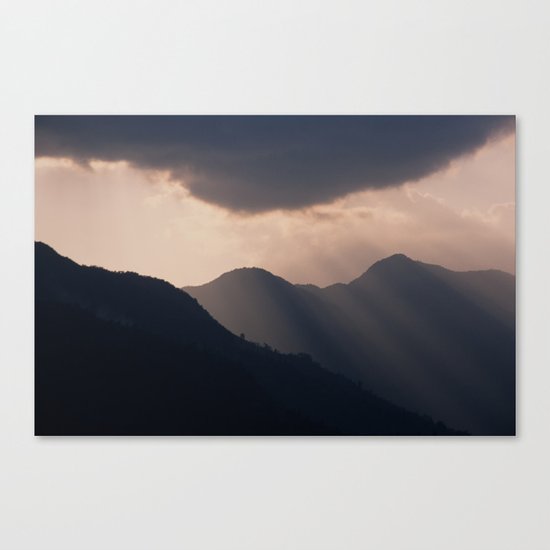 let there be night Canvas Print