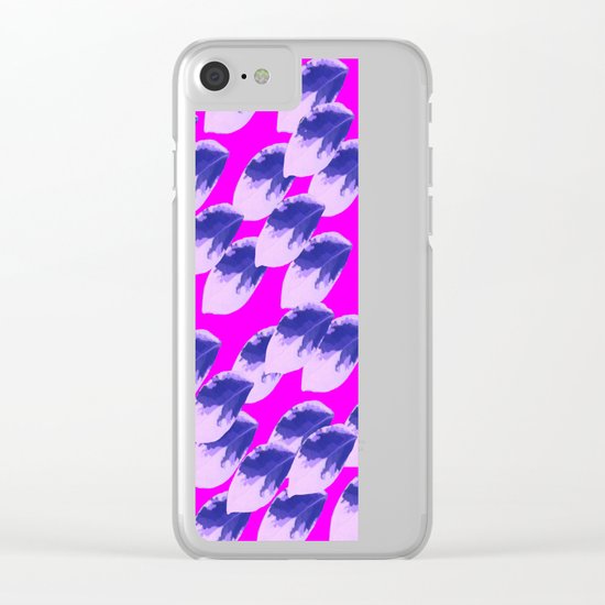When All of the Leaves Burned Blue Clear iPhone Case