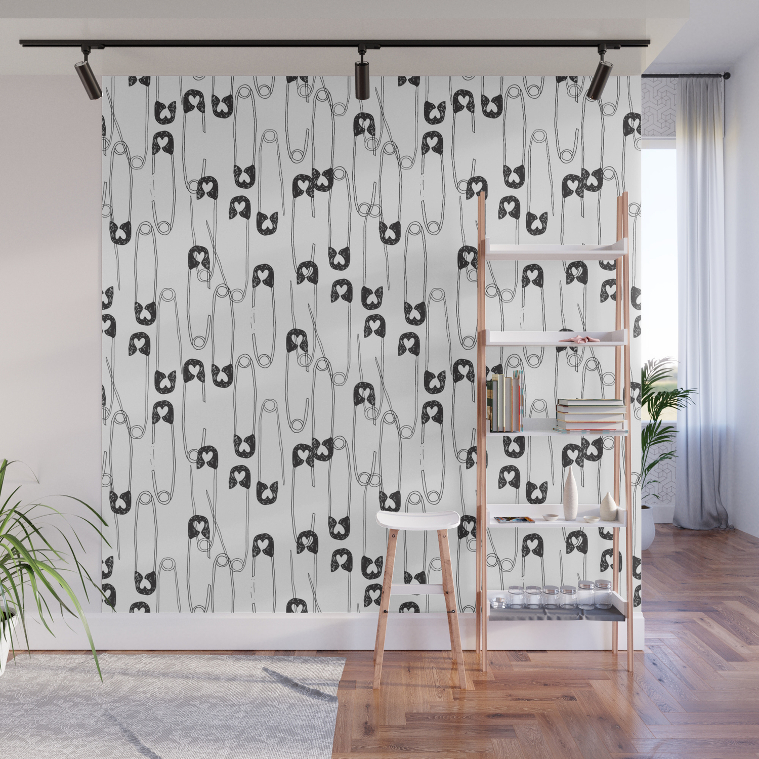 wall safety pin