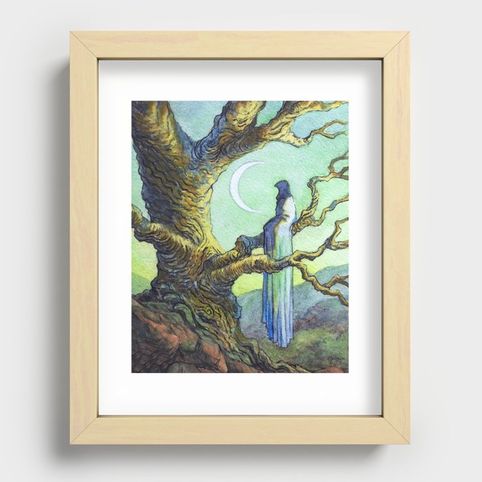 The Waiting Recessed Framed Print