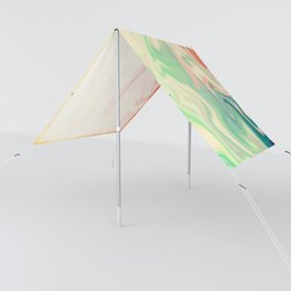 Abstract Marble Painting Sun Shade