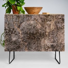 bark pattern of a tree in nature forest Credenza