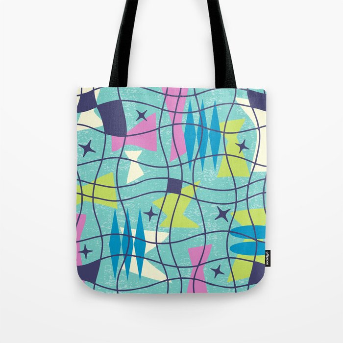 Mid Century Modern Abstract Pattern 574 Tote Bag