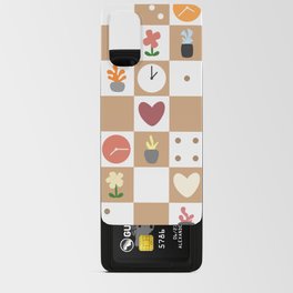 Color object checkerboard collection 9 Android Card Case