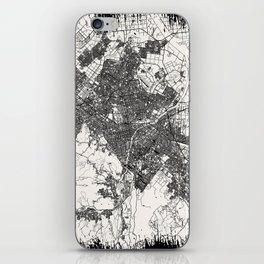JAPAN - Sapporo. Vintage City Map iPhone Skin