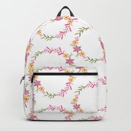 Vintage Floral Pattern #flowers #natural pink flowers pattern Backpack