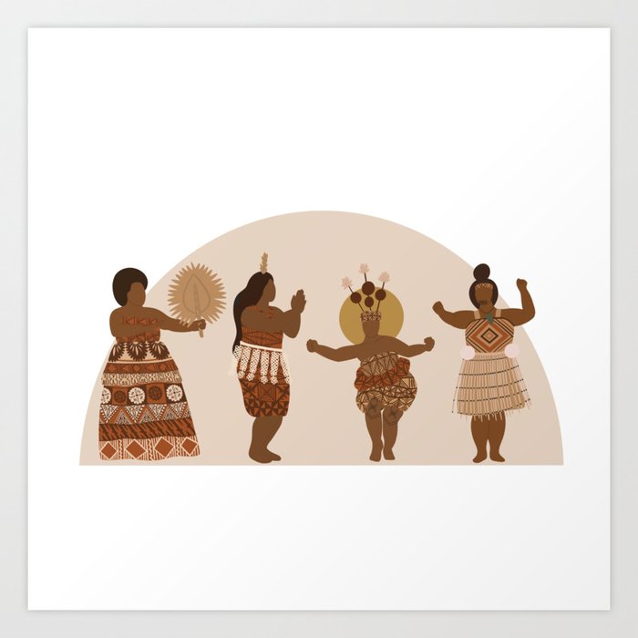 Women of Pasifika 6.0 Art Print