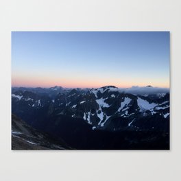 Mountain Top Sunset Canvas Print