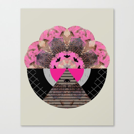 Broken flower Canvas Print