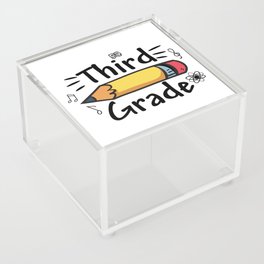 Third Grade Pencil Acrylic Box
