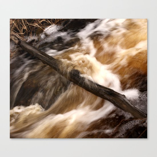 Flowing Water Canvas Print