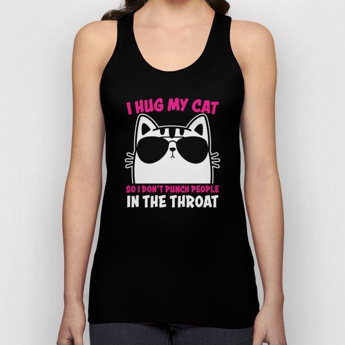 Funny Cat Lover Saying Tank Top