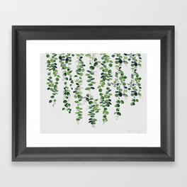 Eucalyptus Garland  Framed Art Print