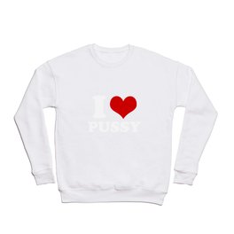 I Heart I Love Retro Kawaii Edgy Alterative Instagram lesbian Crewneck Sweatshirt