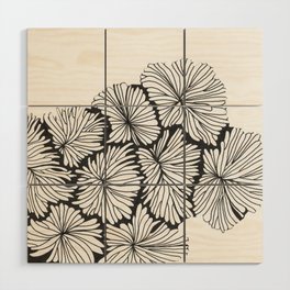 Anemone x 5 Wood Wall Art