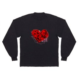 My Heart (all bloody, with like blood and stuff) Long Sleeve T Shirt