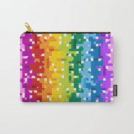 Building Blocks Rainbow Carry-All Pouch