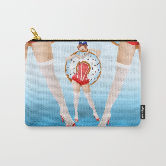 donuts woman Carry-All Pouch