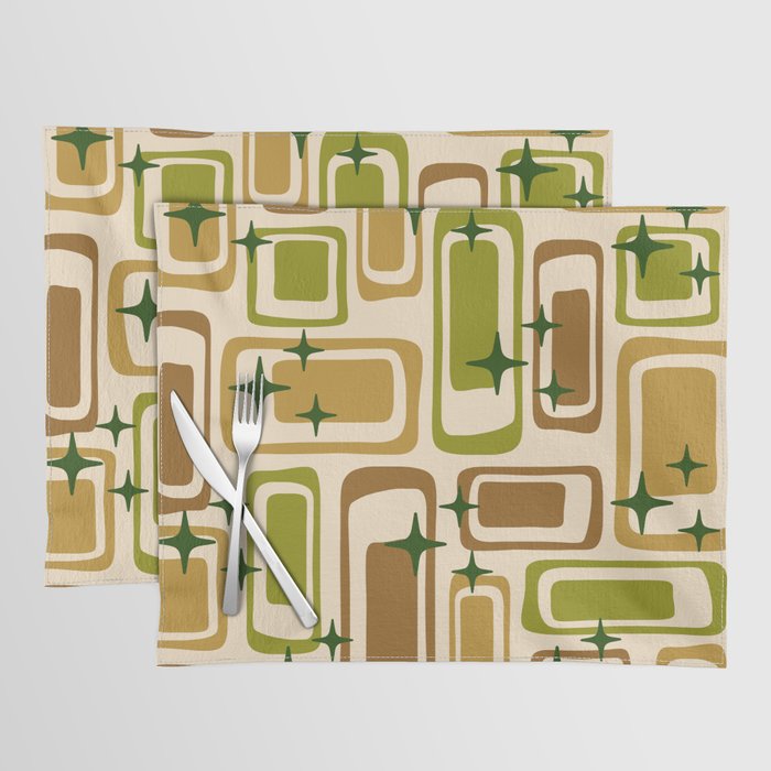Mid Century Modern Abstract Composition 841 Placemat