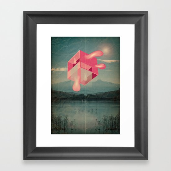 bucolico cubolo Framed Art Print