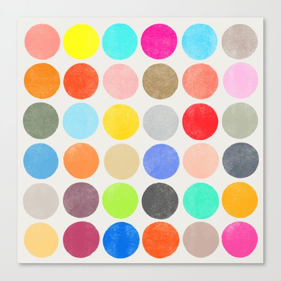 colorplay 1 sq Canvas Print