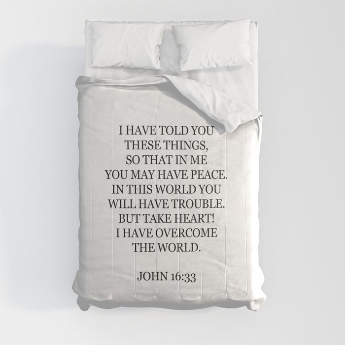 John 16:33 Comforter