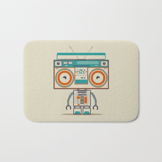 Music robot Bath Mat