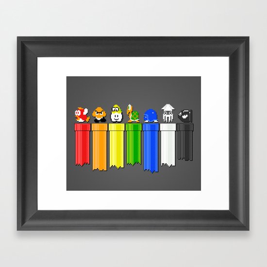 Drainbow Framed Art Print