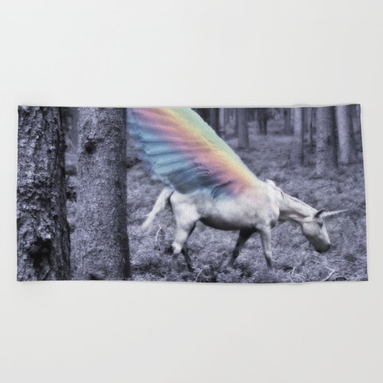 Chasing the Unicorn Beach Towel