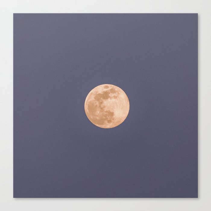 Super Moon | Nature and Landscape Photography Canvas Print