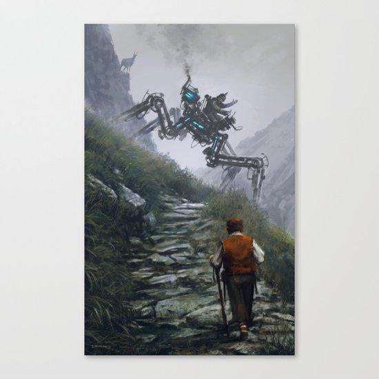 1920 - Sunday ride Canvas Print