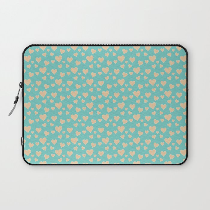 Cute Valentines Day Heart Pattern Lover Laptop Sleeve