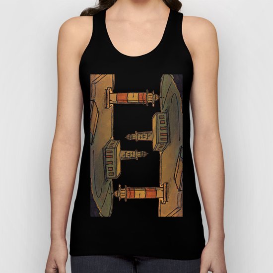 In Love with the Sea / Lighthouses Fuencaliente Unisex Tank Top
