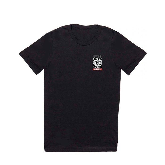I Just want Chaos Black Cat T Shirt