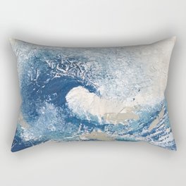The Great Wave Abstract Ocean Rectangular Pillow