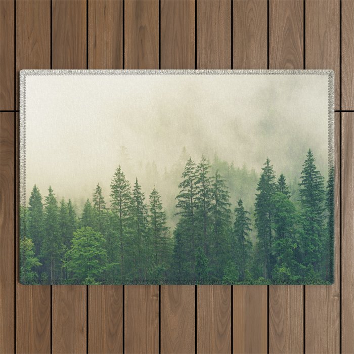 Forest and Fog 02 Outdoor Rug