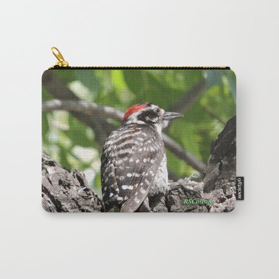A Nuttal's Woodpecker Up a Tree Carry-All Pouch