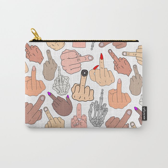 Middle Fingers Carry-All Pouch