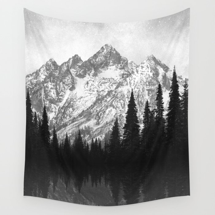 Mountain scene tapestry sales