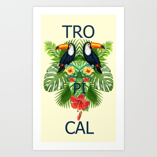 Tropical Art Print