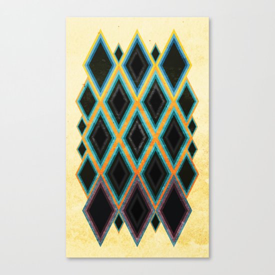 Diamond pattern Canvas Print